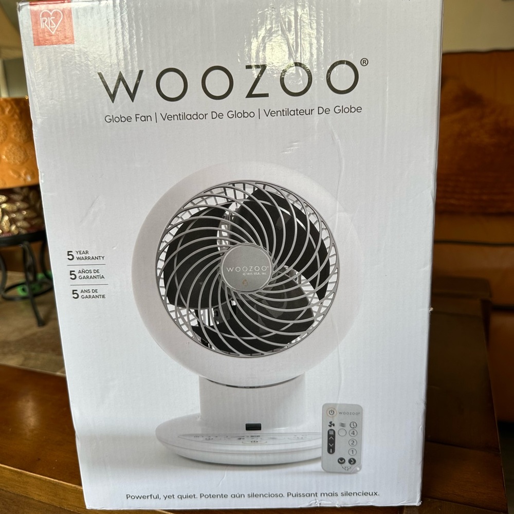 WOOZOO Globe fan with remote !